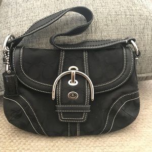 Coach Purse, Black, Like New